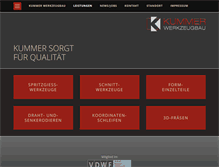 Tablet Screenshot of kummer.de
